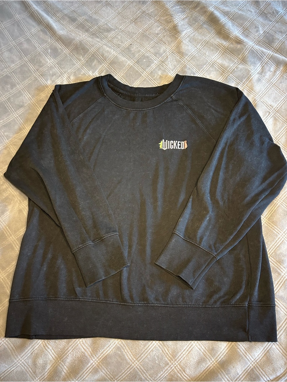 Wicked Black Crewneck Sweatshirt for Women